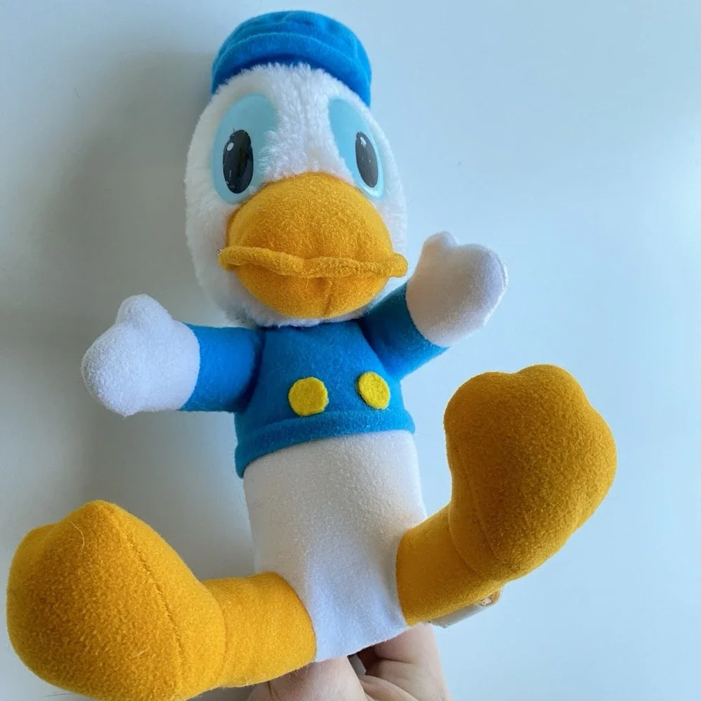 Vintage Disney Donald Duck Plush Mickeys Christmas Carol Stuffed Animal Toy 9